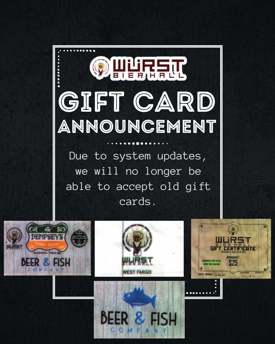 Wurst Beir Hall Gift Cards